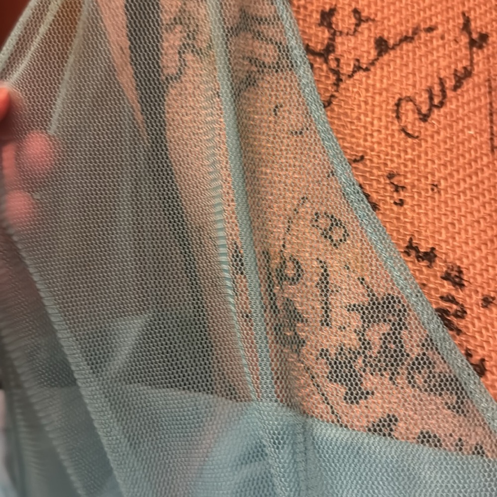 David’s Bridal🩵 teal dress like new - Picture 4 of 12